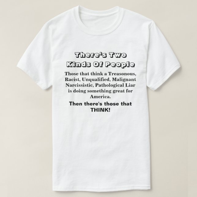 Camiseta Hay Dos Tipos De Personas... (Diseño del anverso)