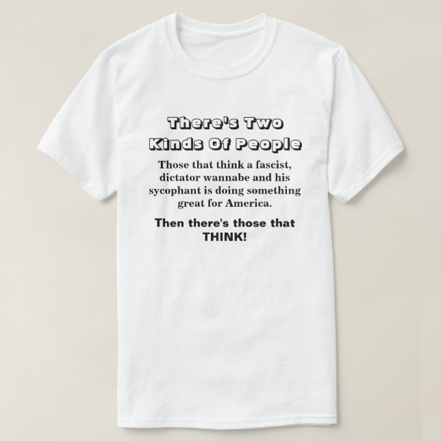Camiseta Hay Dos Tipos De Personas... (Diseño del anverso)