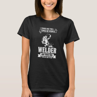 Camiseta hay dos tipos de personas soldador Job Premium