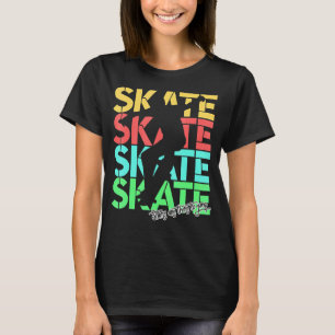 Camiseta Hay Escaleras Retro De Skateboarders Para Saltar A