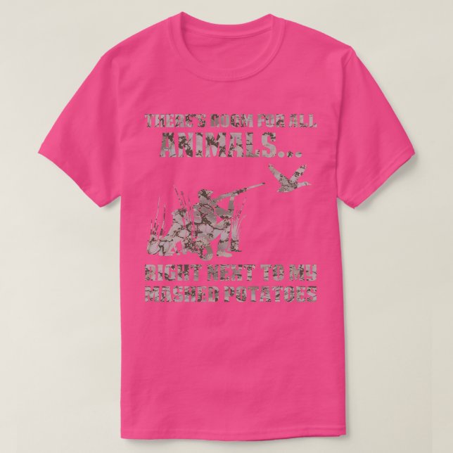 Camiseta Hay Espacio Para Todos Los Animales (Diseño del anverso)