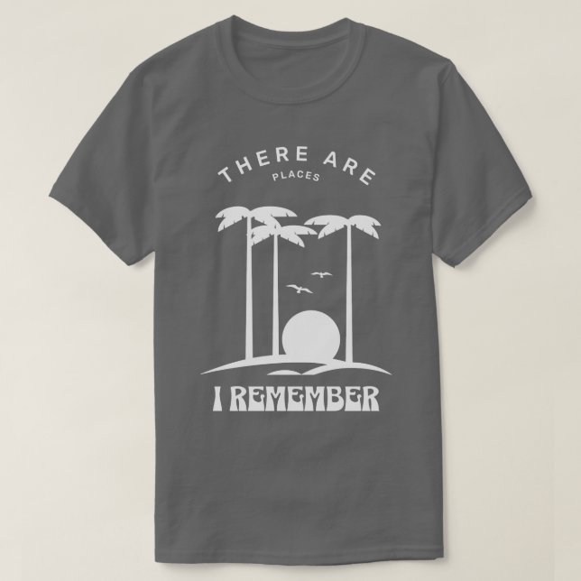 Camiseta Hay lugares que recuerdo (Diseño del anverso)
