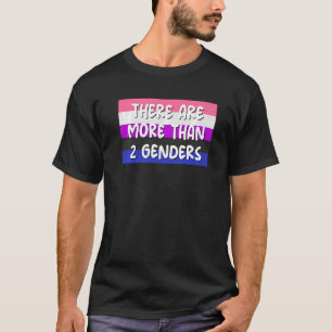 Camiseta Hay Más De 2 Géneros Bandera De Género Omn