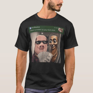 Camiseta Hay movimiento en tu puerta principal Tung Tung Tu