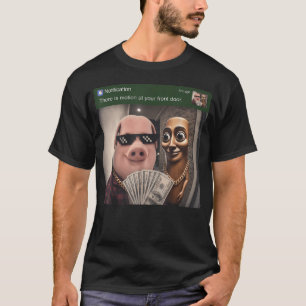 Camiseta Hay Movimiento En Tu Puerta Principal Tung Tung Tu
