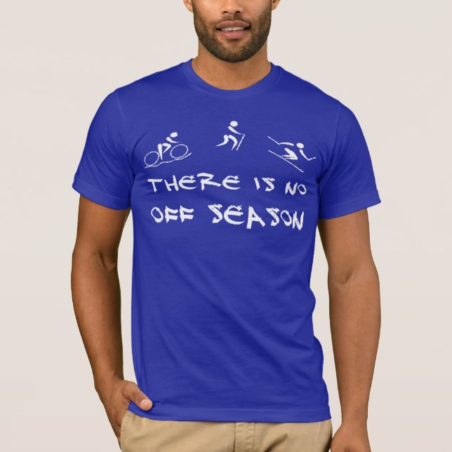 Camiseta Hay ningún apagado sazona (la versión oscura 2) (Anverso)