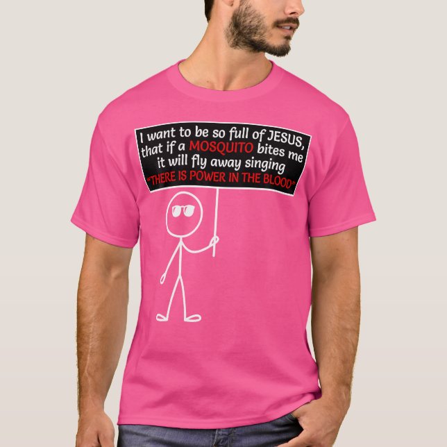 Camiseta Hay Poder En La Sangre De Jesús (Anverso)