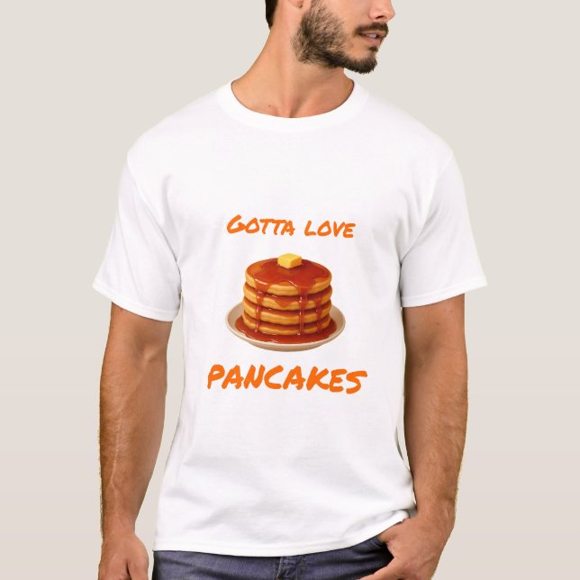Camiseta Hay que amar los crepes — Cocinar o comer (Anverso)