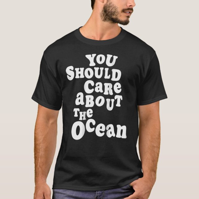 Camiseta Hay Que Preocuparnos Por El Ocean Go Beach Summer  (Anverso)