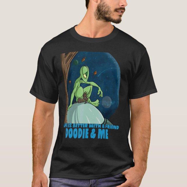 Camiseta Hay un Alien en mi inodoro (Anverso)