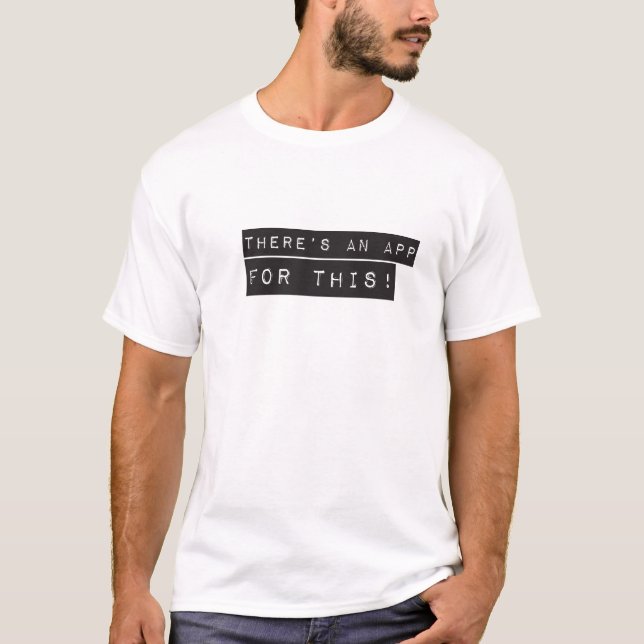 Camiseta hay un app para esto (Anverso)