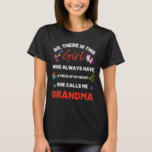 Camiseta Hay Un Chica Que Tiene Un Pedazo De Mi Corazón Ell