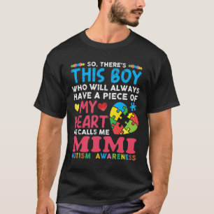 Camiseta Hay un chico que me llama conciencia del autismo m