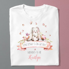 Camiseta ¡Hay Un Conejo En Camino! Easter Baby Shower