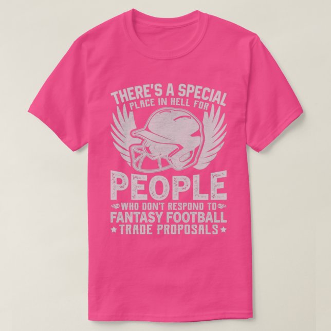 Camiseta Hay Un Lugar Especial Fantasía Futbolística (Diseño del anverso)