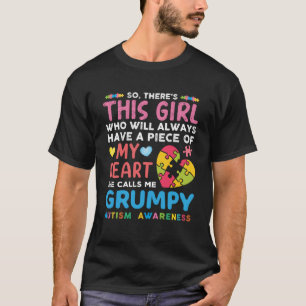 Camiseta Hay una Chica que me llama mal autismo consciente
