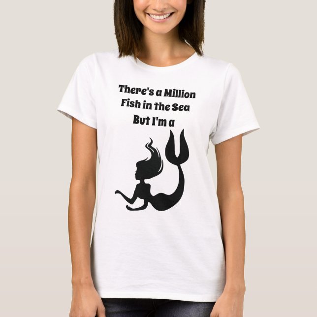 Camiseta Hay una cita del millón de peces con texto de Pers (Anverso)