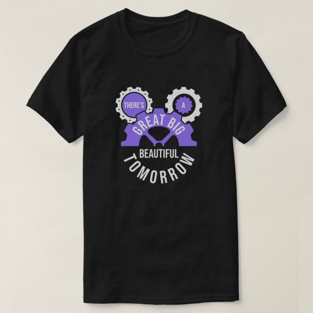 Camiseta Hay una gran belleza mañana (Diseño del anverso)