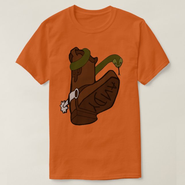 Camiseta Hay una serpiente en mi botín 1 (Diseño del anverso)