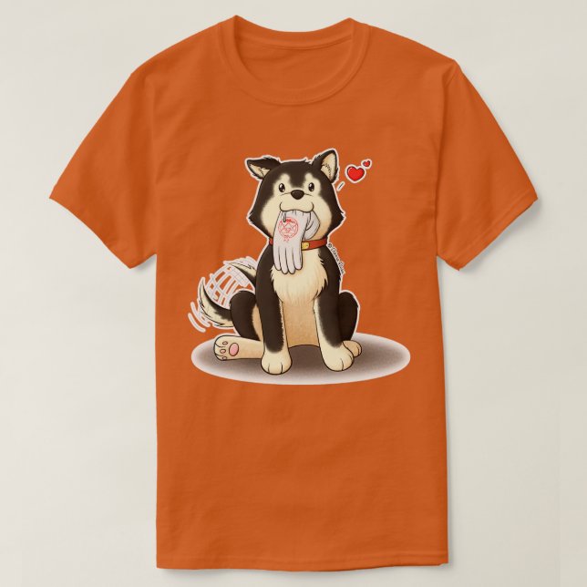 Camiseta Hayate negro (Diseño del anverso)