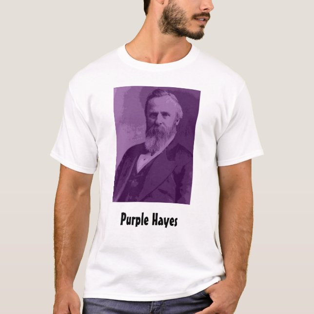 Camiseta Hayes púrpura (Anverso)