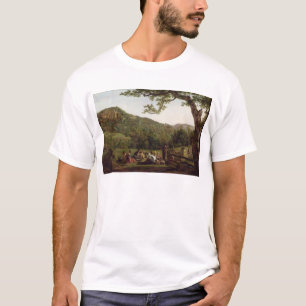 Camiseta Haymakers que meriendan en el campo en un campo