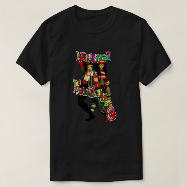 Camiseta haysi fantayzee (Diseño del anverso)