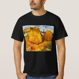 Camiseta Haystacks en Provenza por Vincent van Gogh