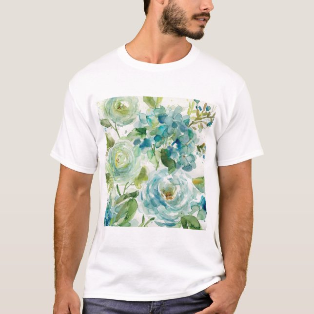 Camiseta HAZ06 acuarela fresca Floral.tif (Anverso)