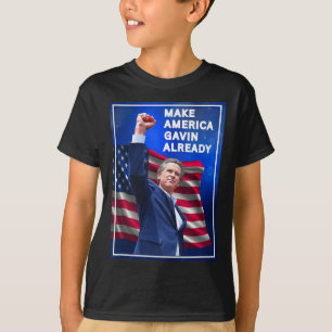Camiseta Haz a América Gavin Ya, Gavin Newsom trollear 
