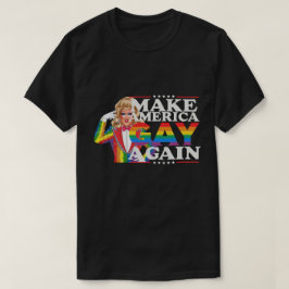 Camiseta Haz a América Gay de Nuevo , AmorLGBT , Arcoíris L