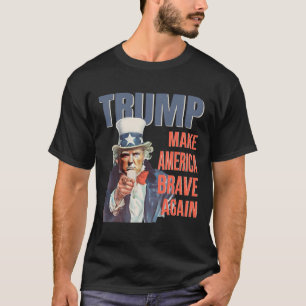 Camiseta Haz a América Valiente de Nuevo Pro Trump Republic