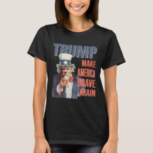 Camiseta Haz a América Valiente de Nuevo Pro Trump Republic