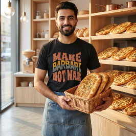 Camiseta Haz Barbari No Guerra | Pan Plano Persa