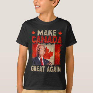 Camiseta Haz Canadá Grande Otra Vez Divertido Presidente Tr