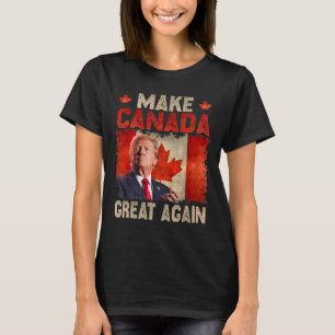 Camiseta Haz Canadá Grande Otra Vez Divertido Trump Preside