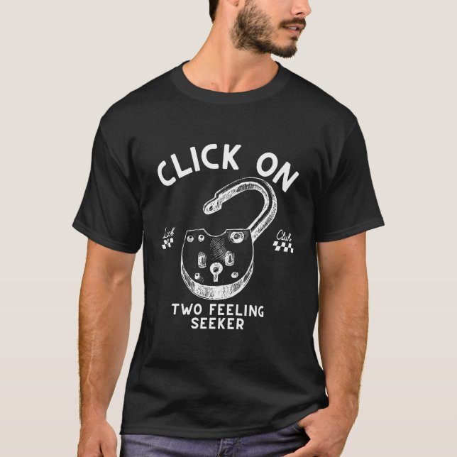 Camiseta Haz clic en dos buscadores de sentimientos (Anverso)