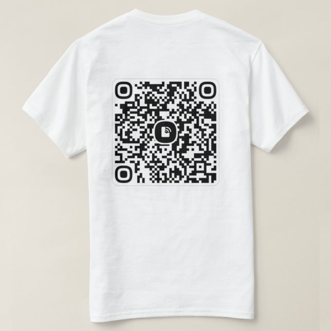 Camiseta Haz crecer tu negocio  (Reverso del diseño)