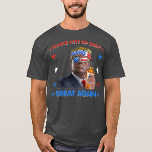 Camiseta Haz de nuevo genial el 4 de julio Divertido Patrió