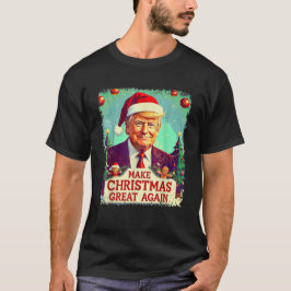 Camiseta Haz de nuevo grande la Navidad Santa gracioso Trum