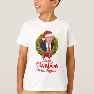 Camiseta Haz de nuevo grande la Navidad Trump MAGA regalo d