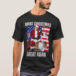 Camiseta Haz De Nuevo Grande La Navidad Trump Pijama Tanque