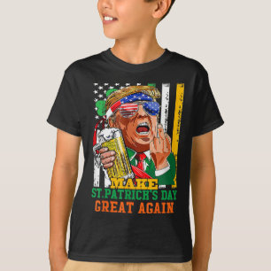 Camiseta Haz el día de San Patricio grande otra vez diverti