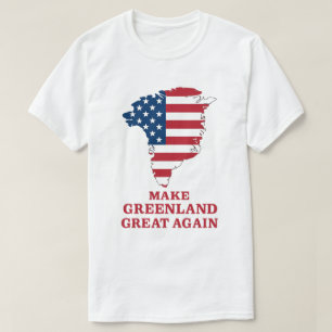 Camiseta Haz Grande a Groenlandia de Nuevo, Trump Groenland