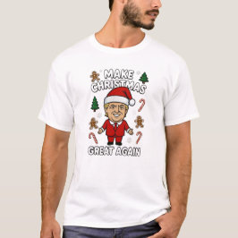 Camiseta Haz la Navidad Grande Otra Vez De Trump