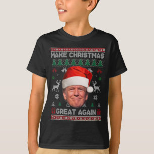 Camiseta Haz la Navidad Grande Otra Vez Divertida Trump Sud