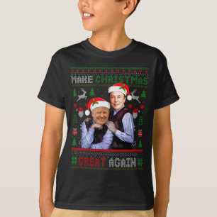 Camiseta Haz la Navidad Grande Otra Vez Divertido Santa Tru