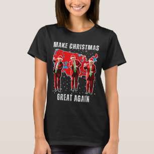 Camiseta Haz la Navidad Grande Otra Vez Trump Pijama Feo _6