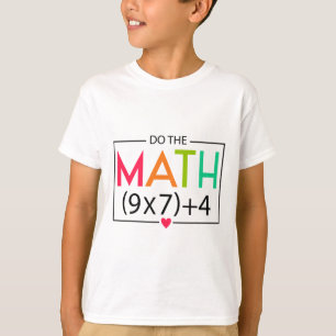 Camiseta Haz Las Matemáticas 67 Meme Divertido Seis Siete H
