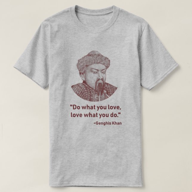 Camiseta Haz lo que amas... (Diseño del anverso)